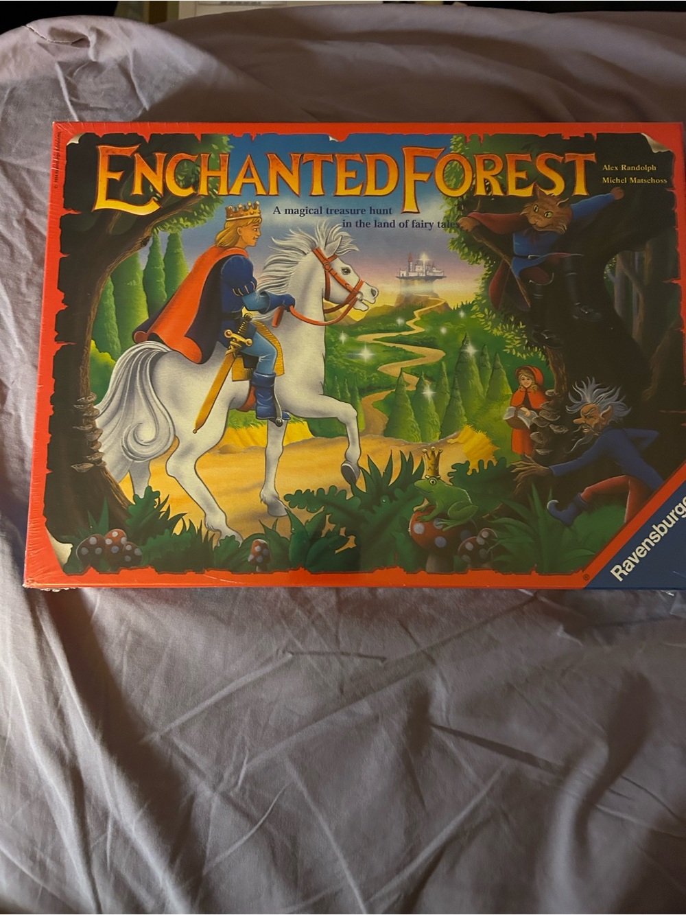 Ravensburger Enchanted Forest Kids Board Game – Red 1994 Edition